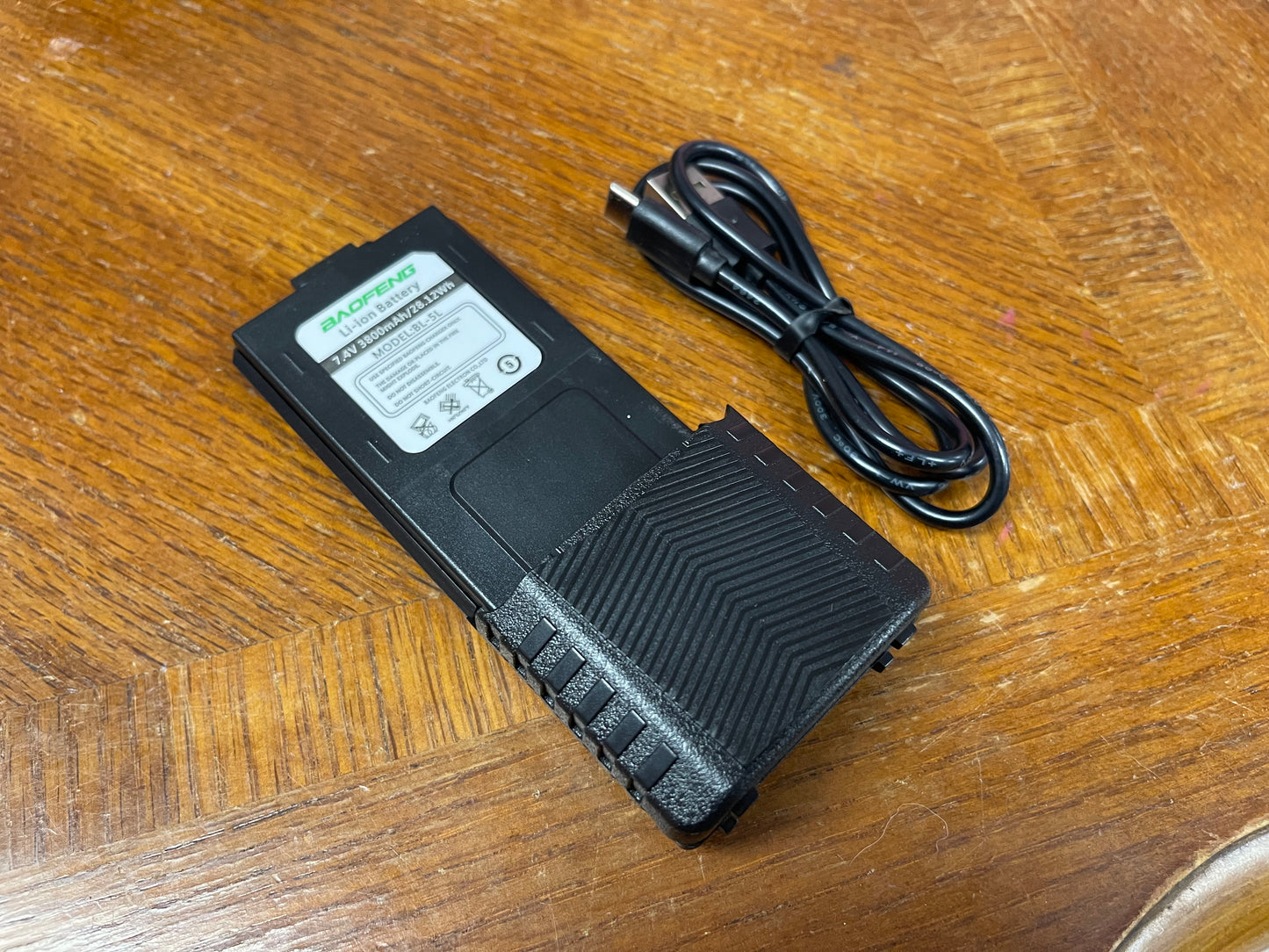 Baofeng UV-5R Extended Battery, USB-C